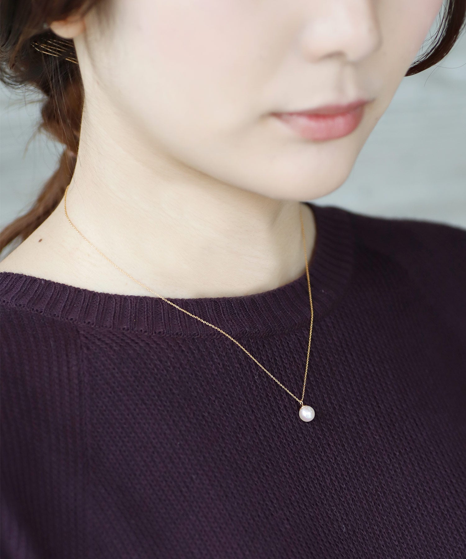 ANEMONE】本真珠のシンプルネックレス[大][ジャルビジュー]｜SANPO