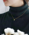 1粒のジルコニアが煌めくネックレス[ジャルビジュー]