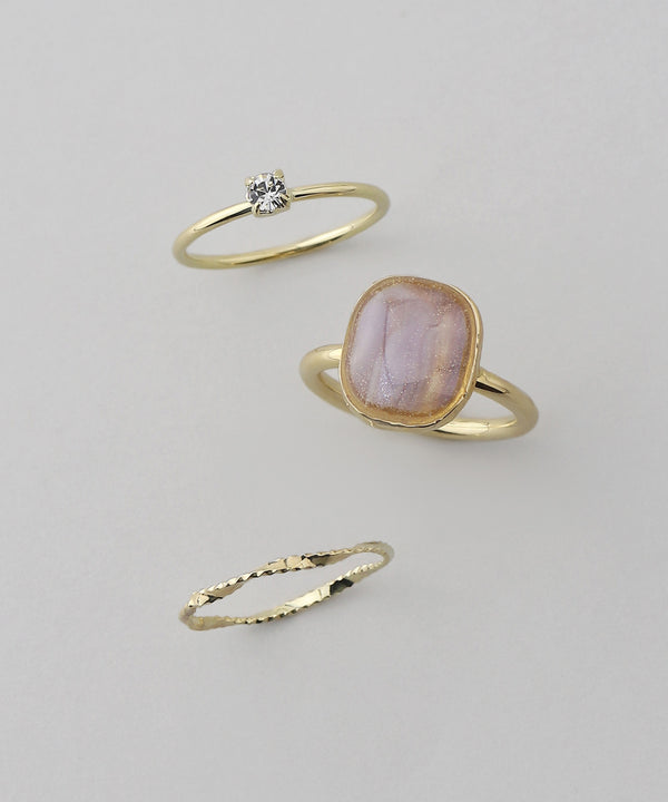 自分らしい重ね付けで印象的な指先に。ANEMONEのセットリング: 41