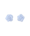 Glass rose earrings [Ownideal]