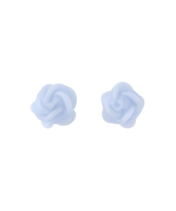 Glass rose earrings [Ownideal]