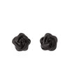 Glass rose earrings [Ownideal]