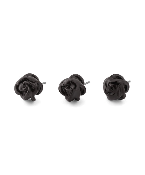 Glass rose earrings [Ownideal]