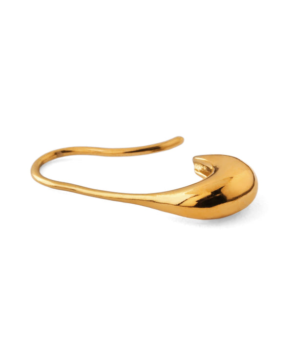 [Stainless Steel] Metal Hook Earrings