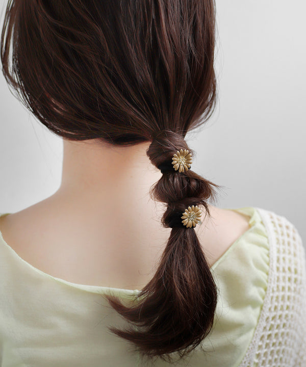 フラワーヘアゴム[2本セット]