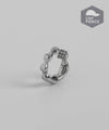 Nuance Hoop Cap Pierced Earrings