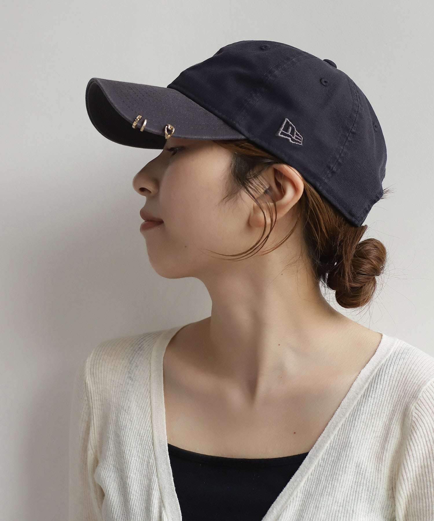 mimi33】mimiフープキャップピアス｜アネモネ・シエナロゼ・ミミサン