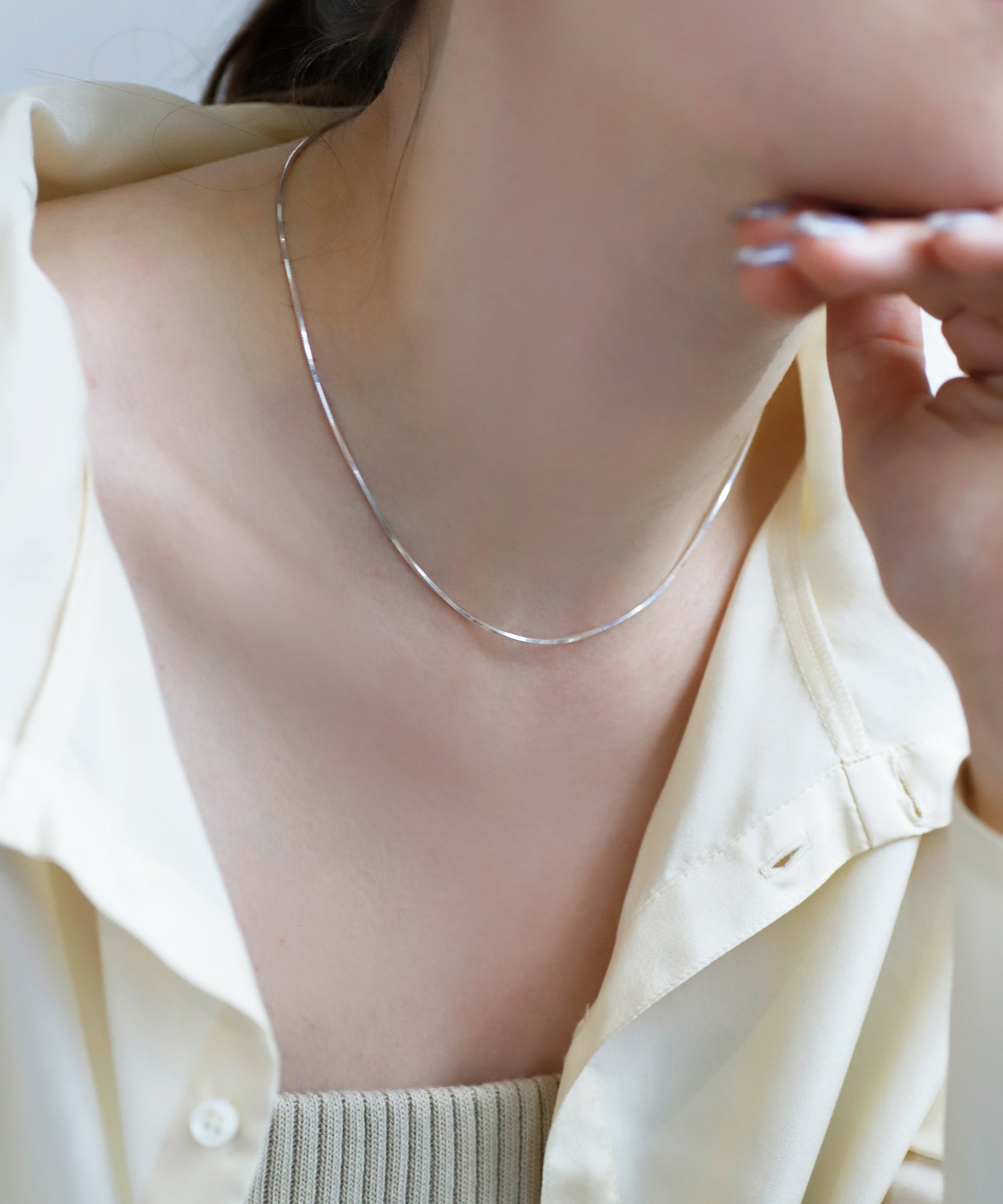 silver925 スネークデザインネックレスチェーン®️951 silver925