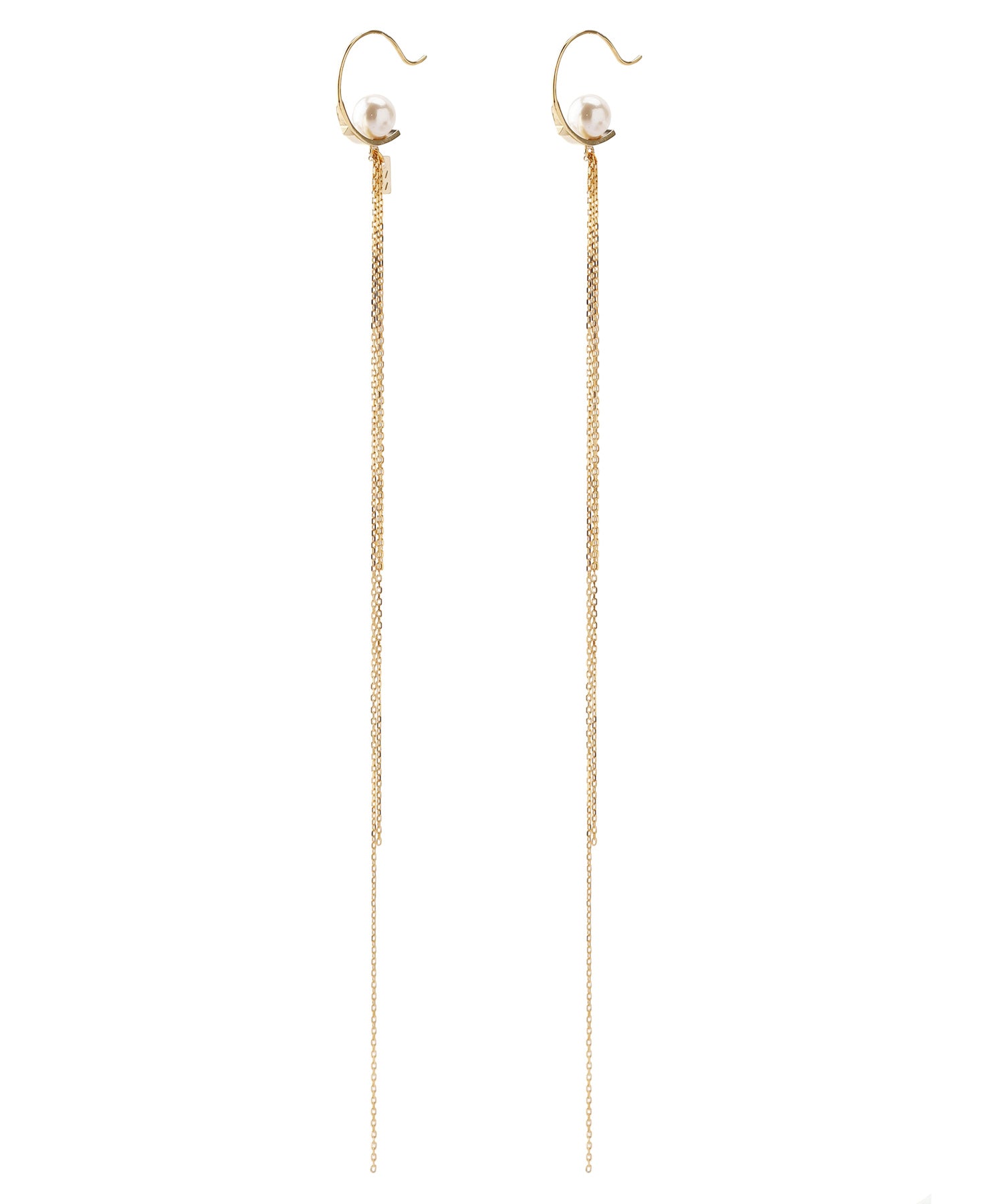 mimi33】パールのチェーンロングピアス[Sheerchic]｜SANPO ONLINE