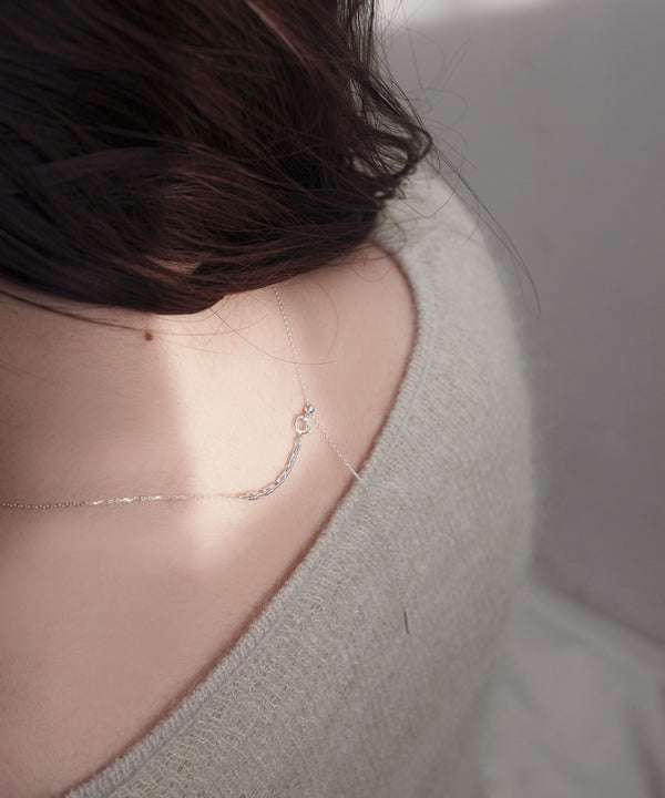 チェーンモチーフネックレス[silver925][Basic]