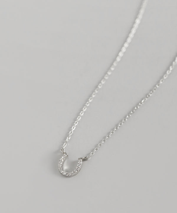 ビジューホースシューネックレス[silver925][Basic]