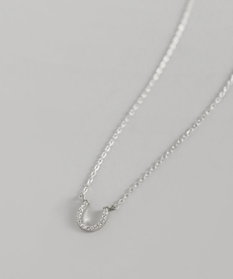 ビジューホースシューネックレス[silver925][Basic]