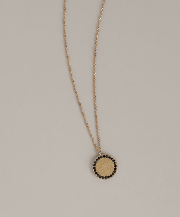 Natural Stone Circle Necklace [Ownideal]