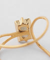 Natural stone x metal line ring [Sheerchic]
