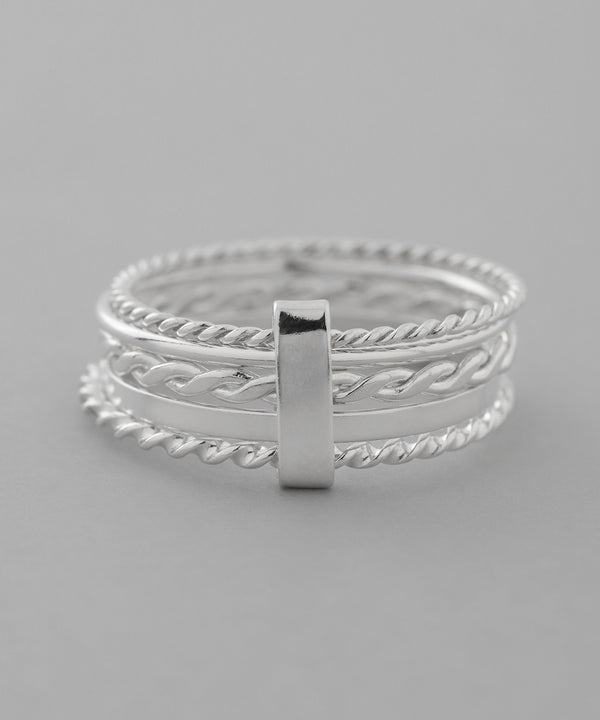 Multi-design 5-ring set [silver925][Basic]