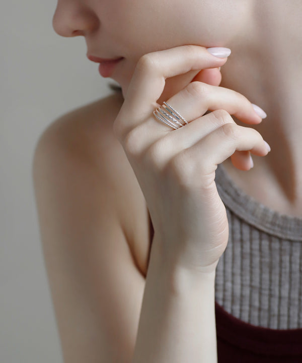 Multi-design 5-ring set [silver925][Basic]