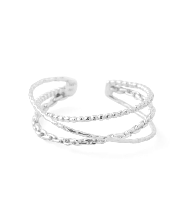 クロスラインリング[silver925][Basic]