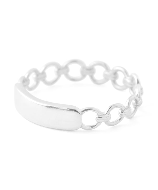 チェーンモチーフピンキーリング[silver925][Basic]