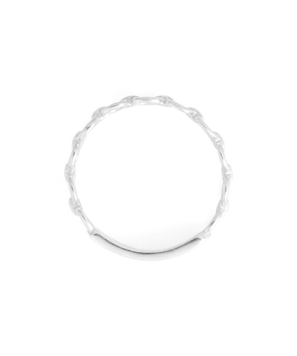 チェーンモチーフピンキーリング[silver925][Basic]