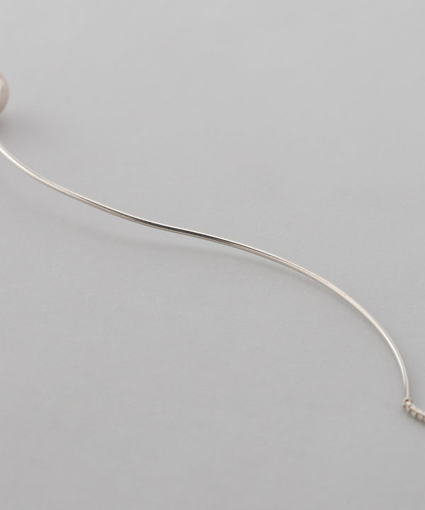 American shell pearl earrings [silver 925] [Basic]