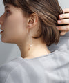 American shell pearl earrings [silver 925] [Basic]