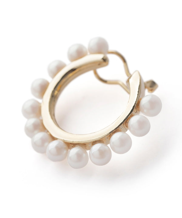 Convolve Earrings (Pearl)