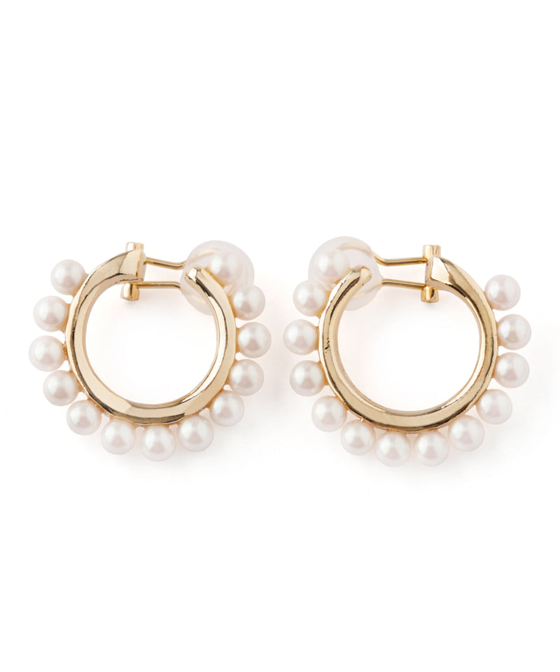 Convolve Earrings (Pearl)
