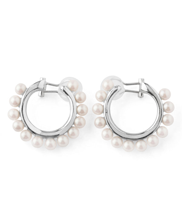 Convolve Earrings (Pearl)