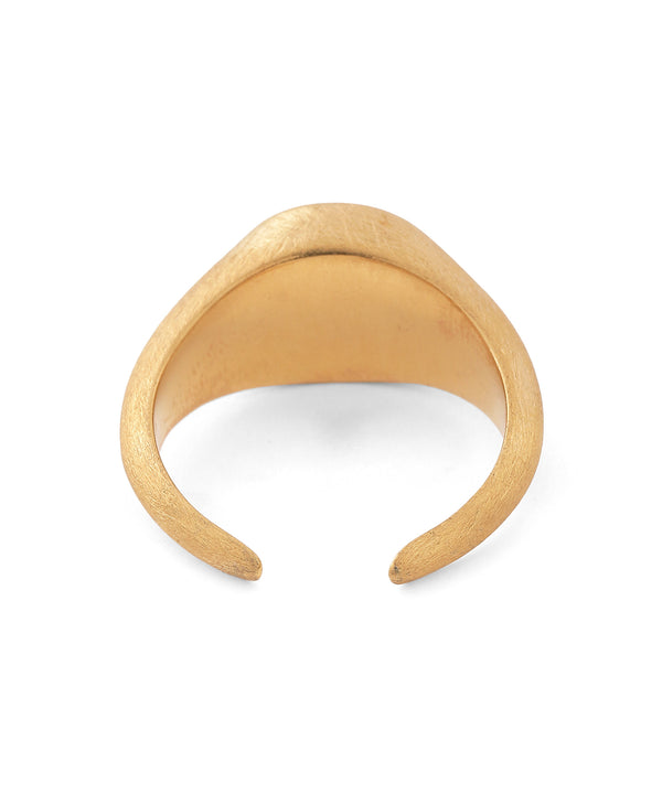 Natural Stone Signet Ring [Ownideal]