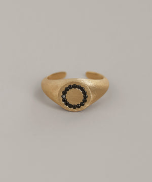 Natural Stone Signet Ring [Ownideal]