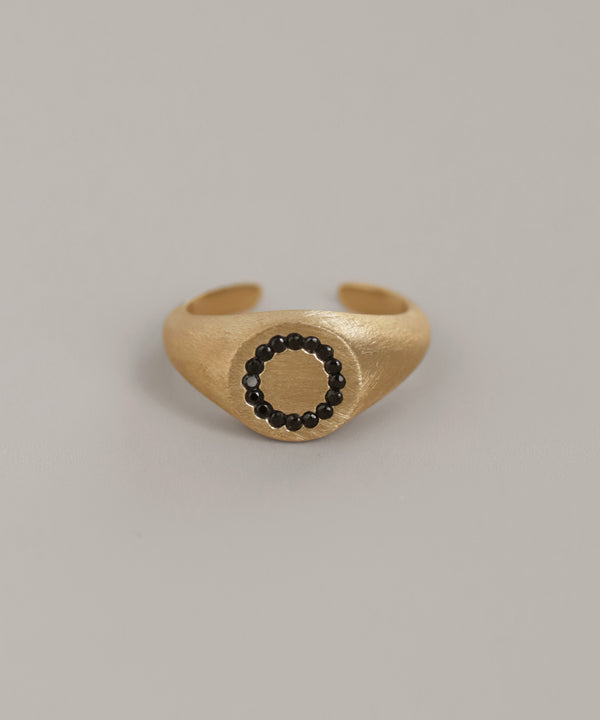 Natural Stone Signet Ring [Ownideal]