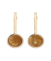 Matte Glass Earrings [B] [Ownideal]