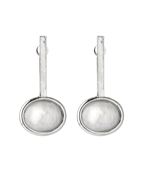 Matte Glass Earrings [B] [Ownideal]