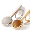 Matte Glass Earrings [B] [Ownideal]