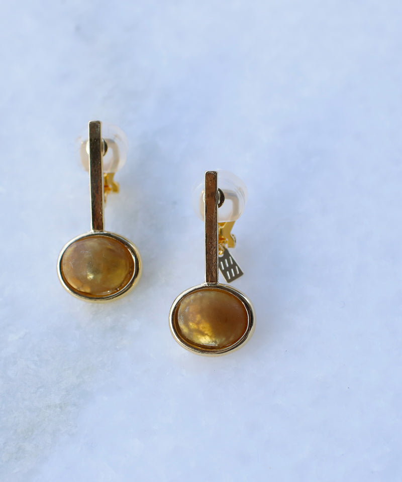 Matte Glass Earrings [B] [Ownideal]