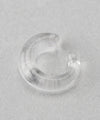 Clear glass ear cuff [Ownideal]