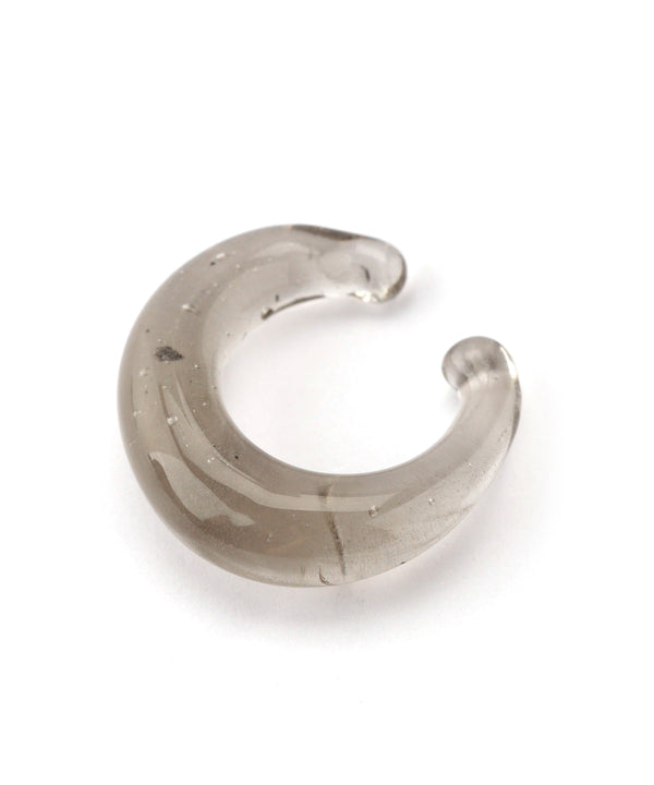 Clear glass ear cuff [Ownideal]