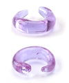 Clear glass ear cuff [Ownideal]