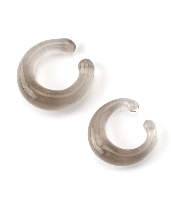 Clear glass ear cuff [Ownideal]