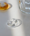 Clear glass ear cuff [Ownideal]