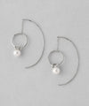 パール×ノットフープピアス[Sheerchic]