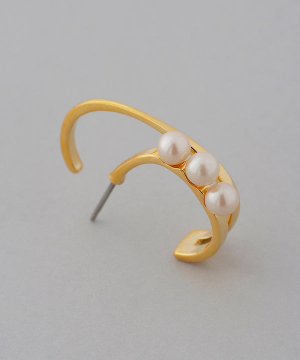 Pearl cuff earrings [Ownideal]