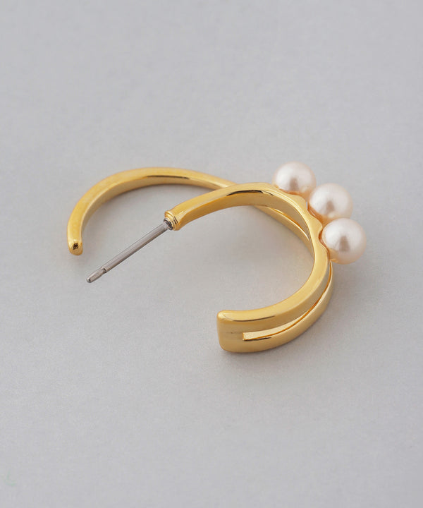 Pearl cuff earrings [Ownideal]