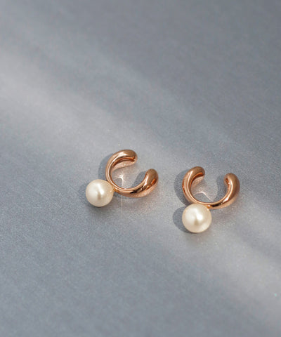 メタル2WAYイヤリング[パール][Basic]