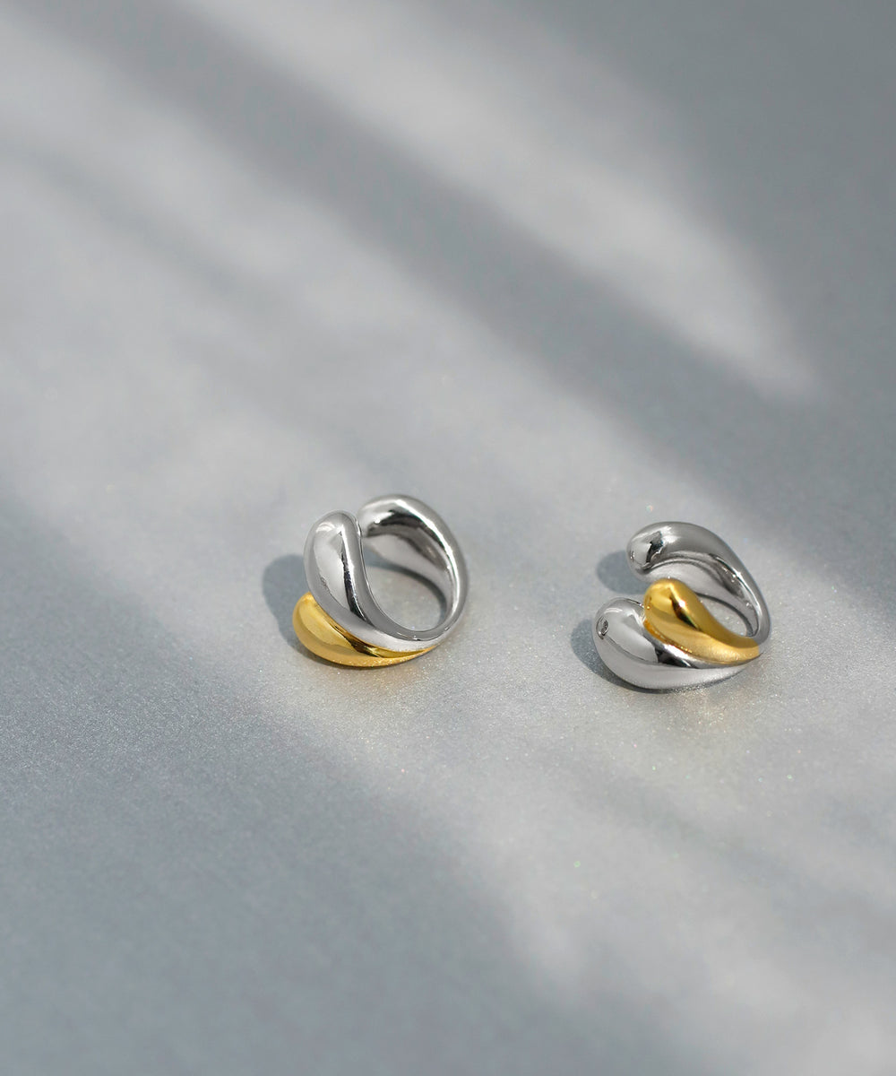 mimi33】メタル2WAYイヤリング[コンビカラー][Basic]｜SANPO ONLINE