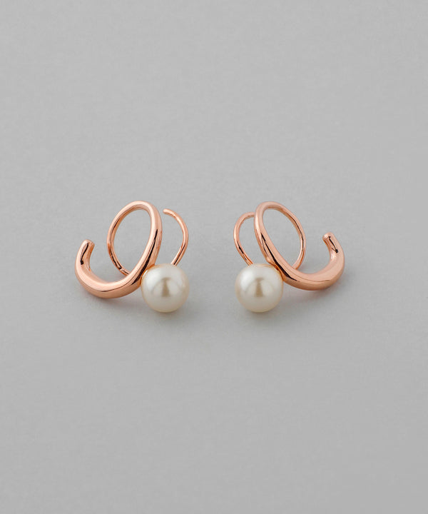 パール×コイルピアス[Sheerchic]