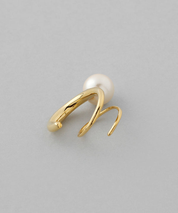 パール×コイルピアス[Sheerchic]