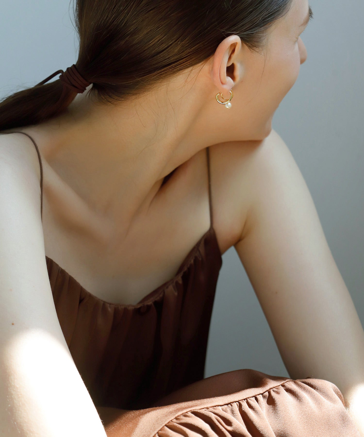 mimi33】パール×コイルピアス[Sheerchic]｜SANPO ONLINE(サンポー