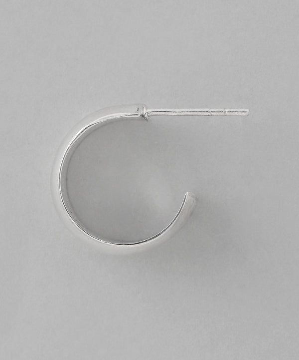 ワイドフープピアス[silver925][Basic]