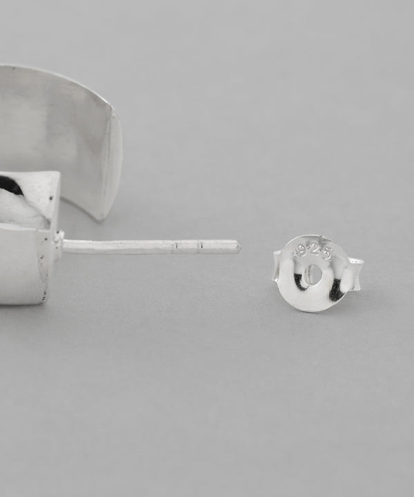 ワイドフープピアス[silver925][Basic]